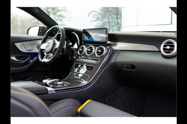 Mercedes-Benz C-Klasse AMG 63 S Coupé Ceramic|Matte lak|Aerodynamica|Full Carbon|Performance stoelen|Burmester|BTW