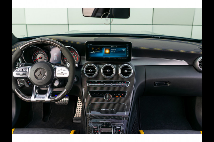 Mercedes-Benz C-Klasse AMG 63 S Coupé Ceramic|Matte lak|Aerodynamica|Full Carbon|Performance stoelen|Burmester|BTW