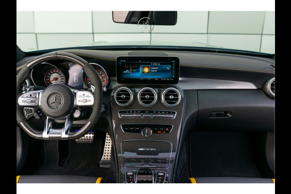 Mercedes-Benz C-Klasse AMG 63 S Coupé Ceramic|Matte lak|Aerodynamica|Full Carbon|Performance stoelen|Burmester|BTW