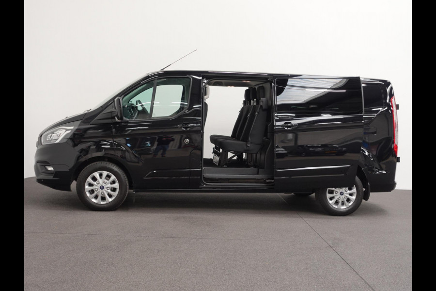 Ford Transit Custom 130pk Automaat L2H1 Limited Raptor Edition Dubbele Cabine | 2x Schuifdeur | Navigatie | Airco | Cruise control | Trekhaak | Parkeersensoren