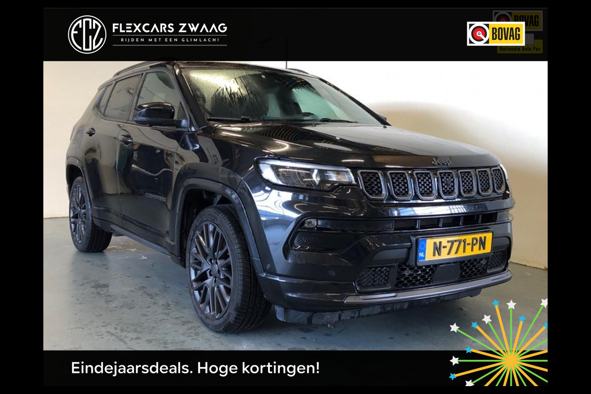 Jeep Compass 1.3T S - Automaat - Pano/schuifdak - Leder - Winterpakket - Org.NL