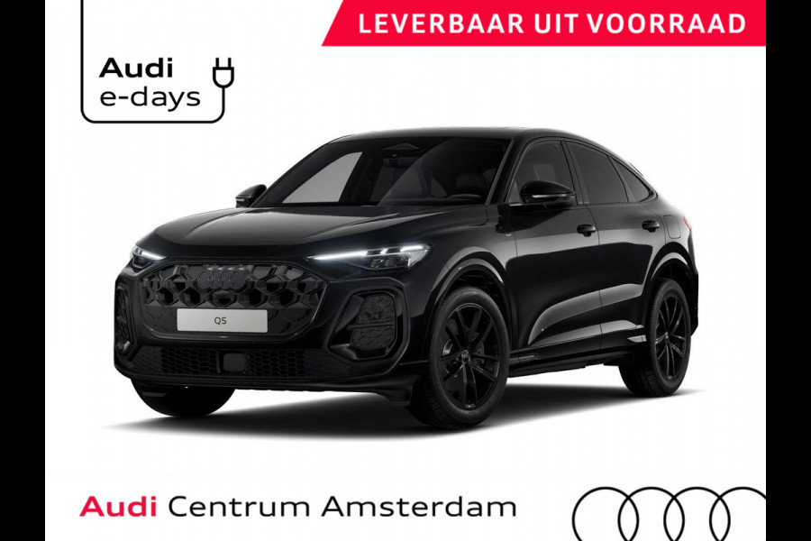 Audi Q5 Sportback S edition e-hybrid 299 pk | Techniekpakket plus | Glazen panoramadak | Lederen bekleding | Geheugen stoelen |