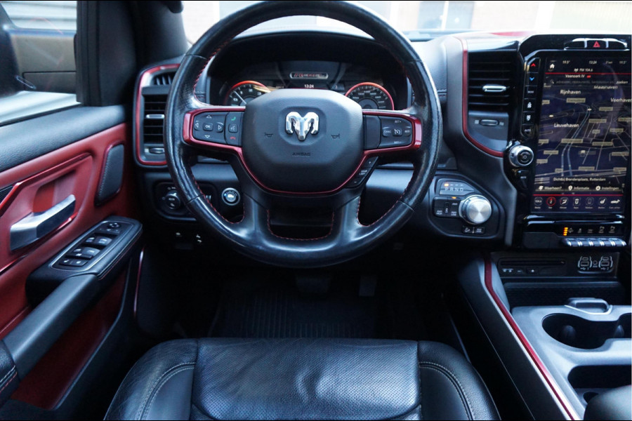 Dodge Ram 1500 5.7 V8 4x4 Crew Cab Rebel Sport | Luchtvering PANO -dak | Black Line | Off Road | Groot Navi | Apple CarPlay | Keyless | 20inch | Harman Kardon | Full LED | LPG onderbouw | excl BTW