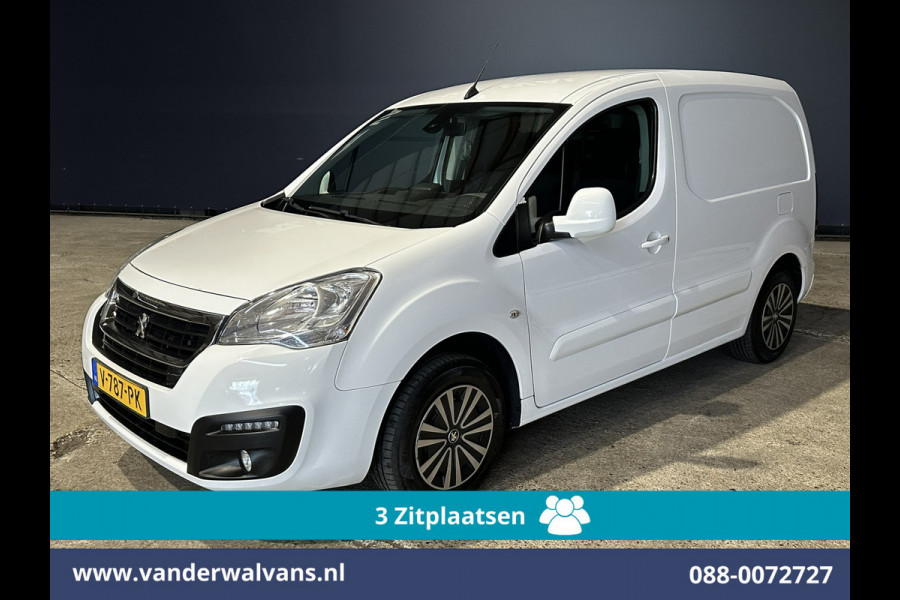 Peugeot Partner 1.6 BlueHDi L1H1 Euro6 Airco | 3-Zits | Navigatie | Apple Carplay | Cruisecontrol Parkeersensoren, zijdeur, bijrijdersbank