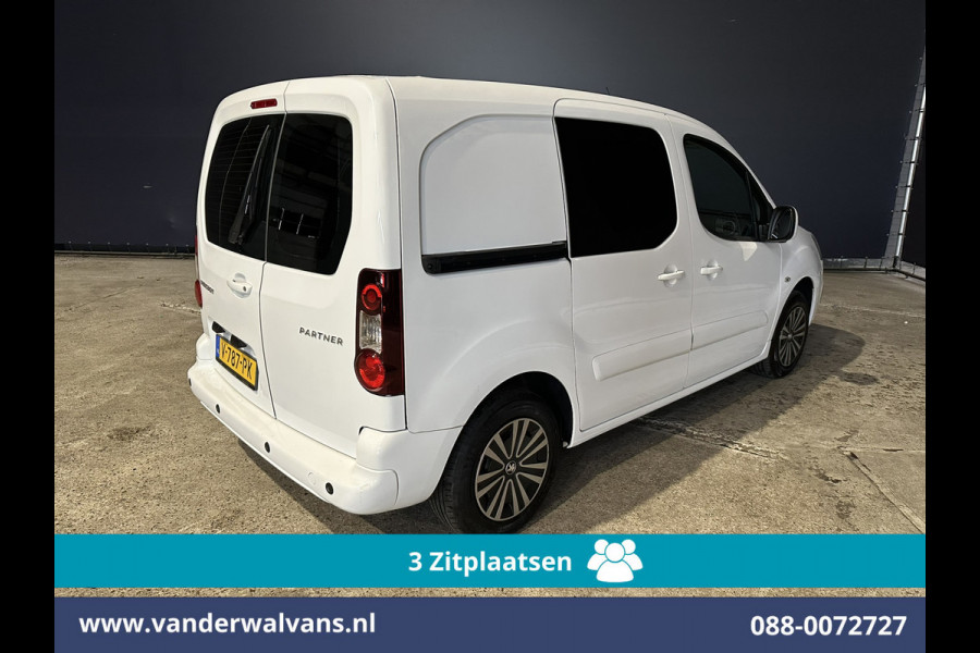 Peugeot Partner 1.6 BlueHDi L1H1 Euro6 Airco | 3-Zits | Navigatie | Apple Carplay | Cruisecontrol Parkeersensoren, zijdeur, bijrijdersbank