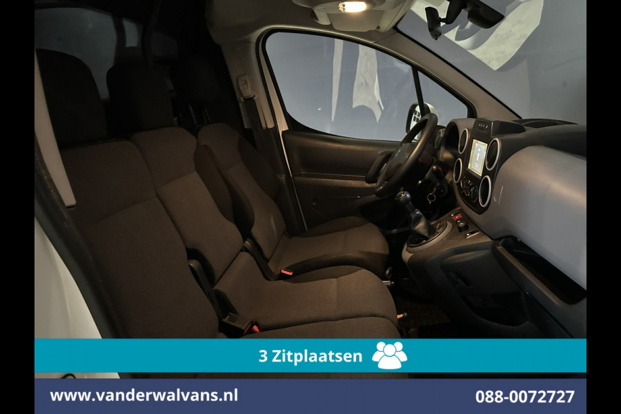 Peugeot Partner 1.6 BlueHDi L1H1 Euro6 Airco | 3-Zits | Navigatie | Apple Carplay | Cruisecontrol Parkeersensoren, zijdeur, bijrijdersbank