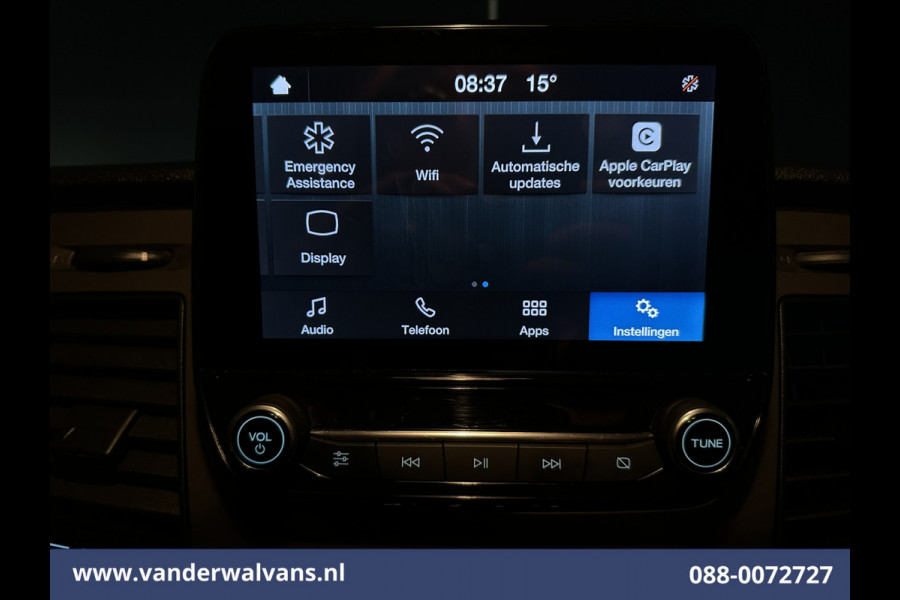 Ford Transit Custom 2.0 TDCI 131pk L2H1 Euro6 Airco | LED | Apple Carplay | Cruisecontrol | 2800kg Trekhaak Parkeersensoren, Stoelverwarming, Verwarmde voorruit, Bijrijdersbank