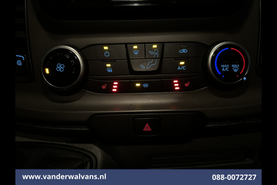 Ford Transit Custom 2.0 TDCI 131pk L2H1 Euro6 Airco | LED | Apple Carplay | Cruisecontrol | 2800kg Trekhaak Parkeersensoren, Stoelverwarming, Verwarmde voorruit, Bijrijdersbank