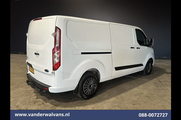 Ford Transit Custom 2.0 TDCI 131pk L2H1 Euro6 Airco | LED | Apple Carplay | Cruisecontrol | 2800kg Trekhaak Parkeersensoren, Stoelverwarming, Verwarmde voorruit, Bijrijdersbank