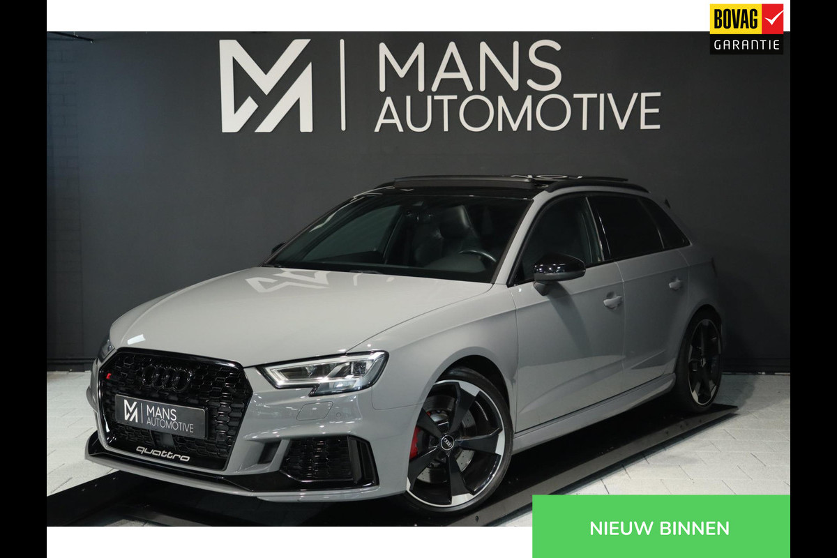 Audi RS3 Sportback 2.5 TFSI Quattro / PANO / VIRTUAL / ABT / RS ZETELS / ACC / NARDO GREY