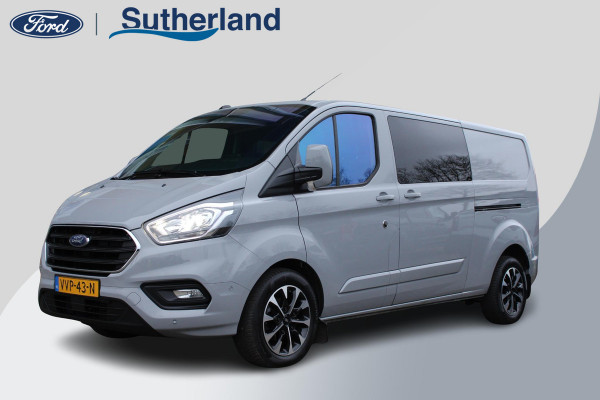 Ford Transit Custom 300 2.0 TDCI L2H1 Limited DC | Trekhaak | Stoelverwarming | Cruise Control | Camera | Allesdragers |