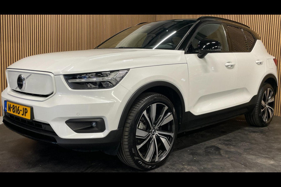 Volvo XC40 Recharge P8 AWD R-Design|90% SOH|PANO|MEMORY|1/2 LEDER|ELEK.INTR+A-KLEP|ACC|STOEL+STUURVERW|360 CAMERA|CARPLAY/ANDROID|