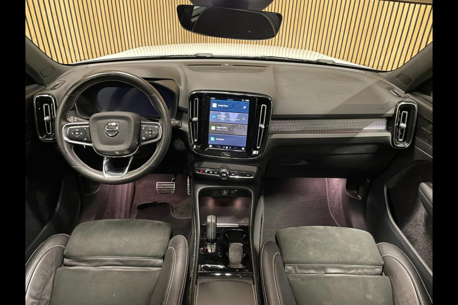 Volvo XC40 Recharge P8 AWD R-Design|90% SOH|PANO|MEMORY|1/2 LEDER|ELEK.INTR+A-KLEP|ACC|STOEL+STUURVERW|360 CAMERA|CARPLAY/ANDROID|