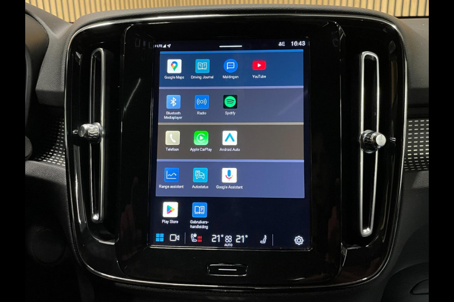 Volvo XC40 Recharge P8 AWD R-Design|90% SOH|PANO|MEMORY|1/2 LEDER|ELEK.INTR+A-KLEP|ACC|STOEL+STUURVERW|360 CAMERA|CARPLAY/ANDROID|