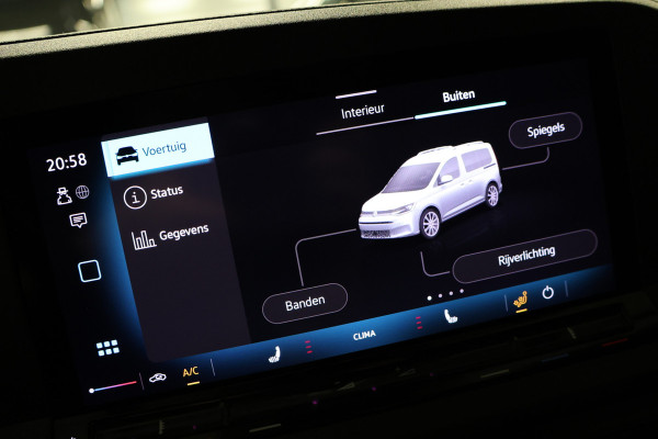 Volkswagen Caddy Cargo 2.0 TDI DSG | Lane Assist | Virtual Cockpit | Camera | CarPlay | Stoelverwarming | LED Koplampen | Sidebars | Spoilerkit | DAB | Fabrieksgarantie | Facelift model | BPM Vrij