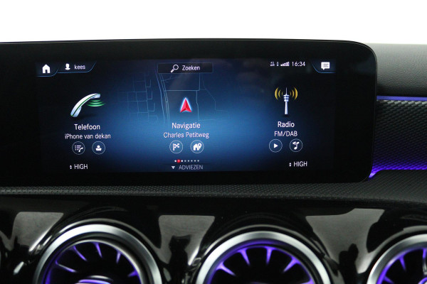Mercedes-Benz A-Klasse 250 e Business Solution Luxury Limited (SFEERVERLICHTING, STOELVERWARMING, LEDER, 1e EIGENAAR, CAMERA)