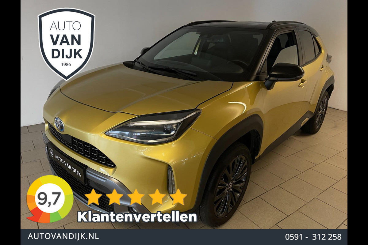 Toyota Yaris Cross 1.5 Hybrid Launch Edition AUTOMAAT AIRCO CLIMA NAVI APPLE CARPLAY STOELVERW MULTI STUUR LEER STOF NETTE AUTO