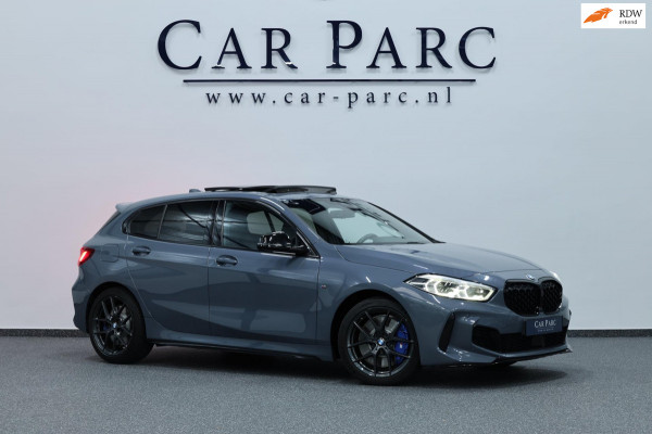 BMW 1-serie M135i xDrive M-PERFORMANCE/LED/VIRTUAL/SFEER/PANO/ALCANTARA+S.VERWARMING/LMV/CRUISE/ECC/12 MND GARANTIE!
