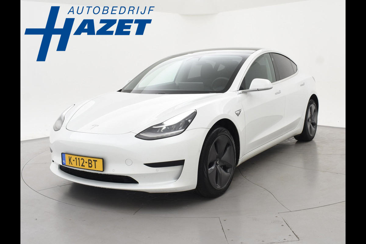 Tesla Model 3 60 kWh RWD *BTW* + LEDER | AUTOPILOT | PANORAMA | 3 CAMERA'S | PRIVACY GLASS