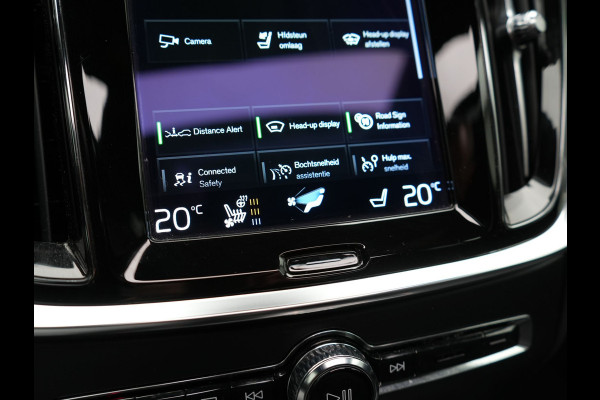 Volvo S60 Recharge T8 AWD R-Design Plug in Hybrid 391pk Black Dealer O.H PHEV | Schuifdak | Bowers & Wilkins | Head Up | Adaptive Cruise | 360 Camera | Luxe Lederen Sportstoelen Massage & Memory | 19"L.M | Keyless | Navigatie |