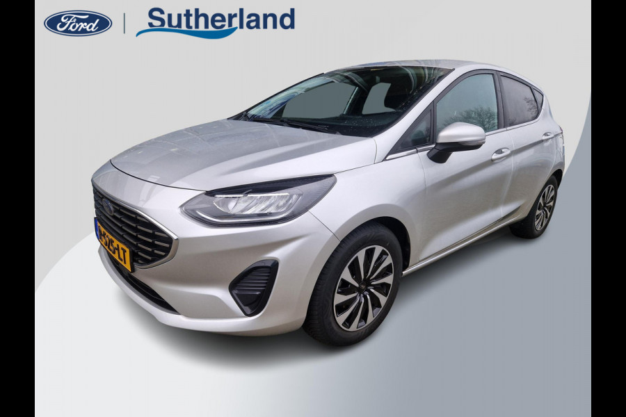 Ford Fiesta 1.0 EcoBoost Hybrid Titanium X |Adaptive cruise control | Camera | Navigatie | All season banden