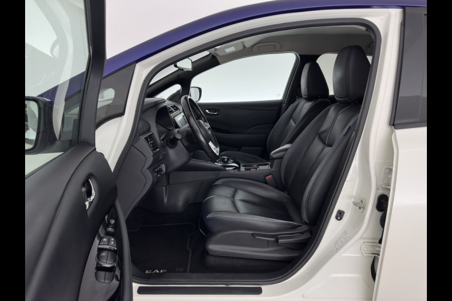 Nissan Leaf e+ Tekna 62 kWh {SOH-95%} (INCL-BTW) *Aut.*LEATHER-MICROFIBRE | FULL-LED | ADAPTIVE-CRUISE | BOSE-AUDIO | TOP-VIEW | DAB | KEYLESS | NAVI-FULLMAP | DAB | HEATED-COMFORTSEATS | BLIND-SPOT | PRIVACY-GLASS | 17''ALU*