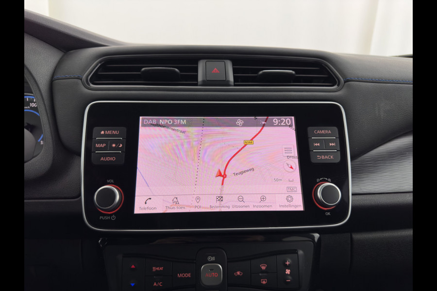 Nissan Leaf e+ Tekna 62 kWh {SOH-95%} (INCL-BTW) *Aut.*LEATHER-MICROFIBRE | FULL-LED | ADAPTIVE-CRUISE | BOSE-AUDIO | TOP-VIEW | DAB | KEYLESS | NAVI-FULLMAP | DAB | HEATED-COMFORTSEATS | BLIND-SPOT | PRIVACY-GLASS | 17''ALU*