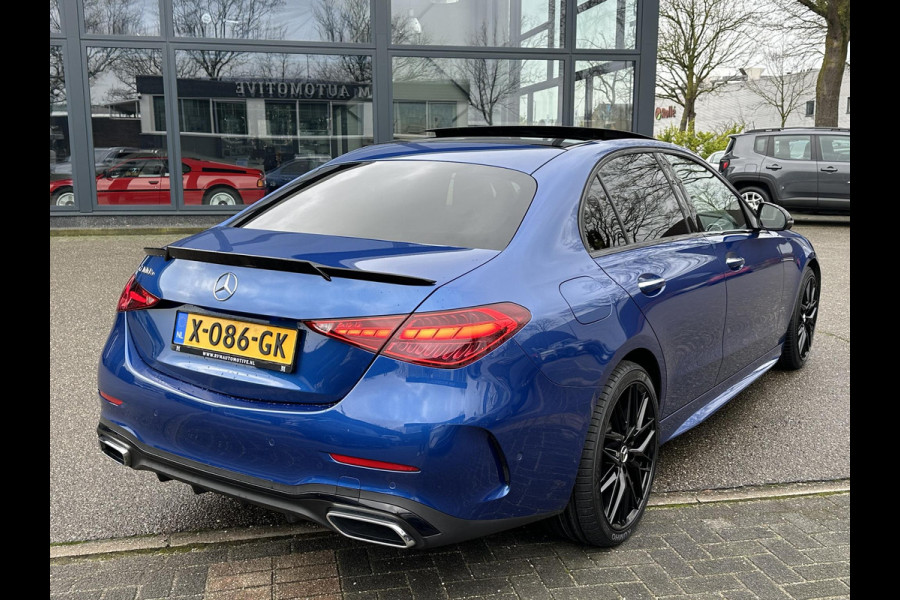 Mercedes-Benz C-Klasse 300 e AMG Line PHEV| SUPER COMPLEET| PANO| ELEK. TREKHAAK. | ELEK. ACHTERKLEP| ELEK. STOELEN| ADAPTIVE CRUISE| DODE HOEK|