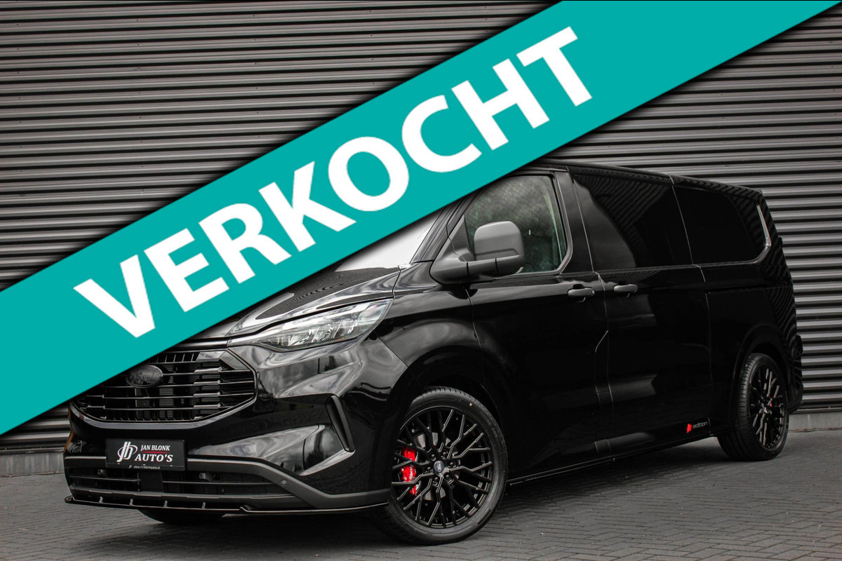Ford Transit Custom 2.0 TDCI L2H1 6-BAK 136PK JB- EDITION 2XSCHUIF / FULL BLACK / APPLE CARPLAY / 3- ZITS / MY2024 / DIRECT RIJDEN