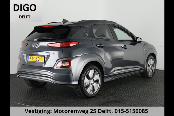 Hyundai Kona EV PRIMIUM 64 KWh ACCU 96% GARANTIE 2019* 1e EIG BEREIK TOT 487 KM WLTP!!! SCHUIFDAK ZEER LUXE