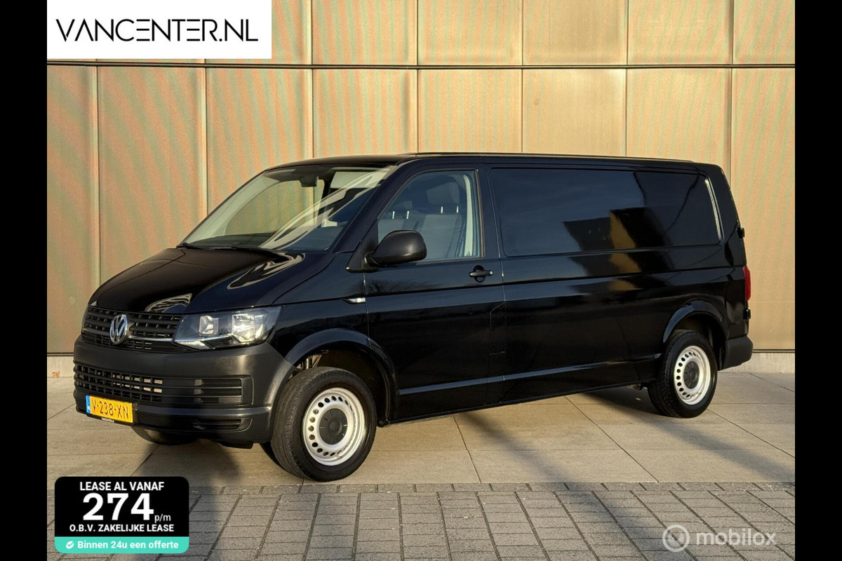 Volkswagen Transporter 2.0 TDI L2H1 Trekhaak Zwart EURO 6