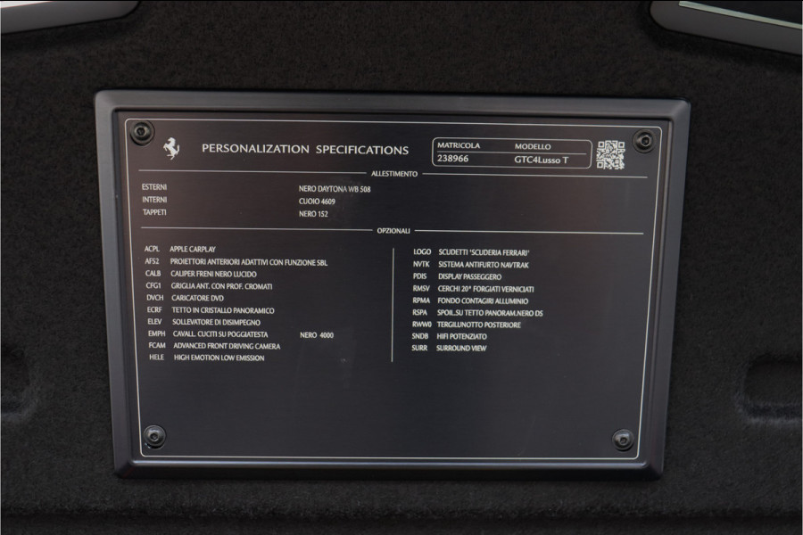 Ferrari GTC4 Lusso Turbo 3.9 V8 **APPROVED/Lift/360 camera/Pano/Ceramic/Carplay/20**