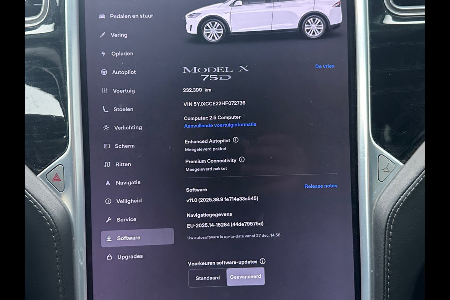 Tesla Model X 75D Base 6p.