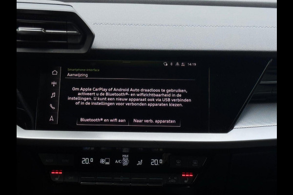 Audi A3 Limousine 30 TFSI S edition, 2 X S- LINE,matrix led, daytona grijs, 1 e eigenaar, 1/2 leder, 's, NL auto nap