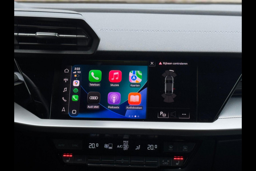 Audi A3 Limousine 30 TFSI S edition, 2 X S- LINE,matrix led, daytona grijs, 1 e eigenaar, 1/2 leder, 's, NL auto nap