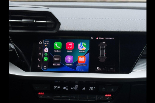 Audi A3 Limousine 30 TFSI S edition, 2 X S- LINE,matrix led, daytona grijs, 1 e eigenaar, 1/2 leder, 's, NL auto nap