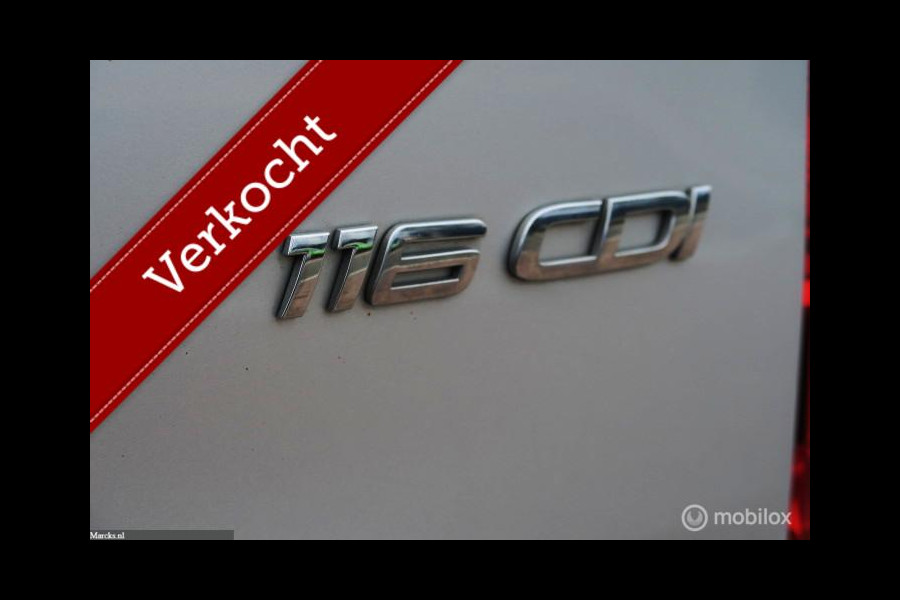 Mercedes-Benz Vito Bestel 116 CDI AUTOMAAT 163PK EURO6 1e eigenaar