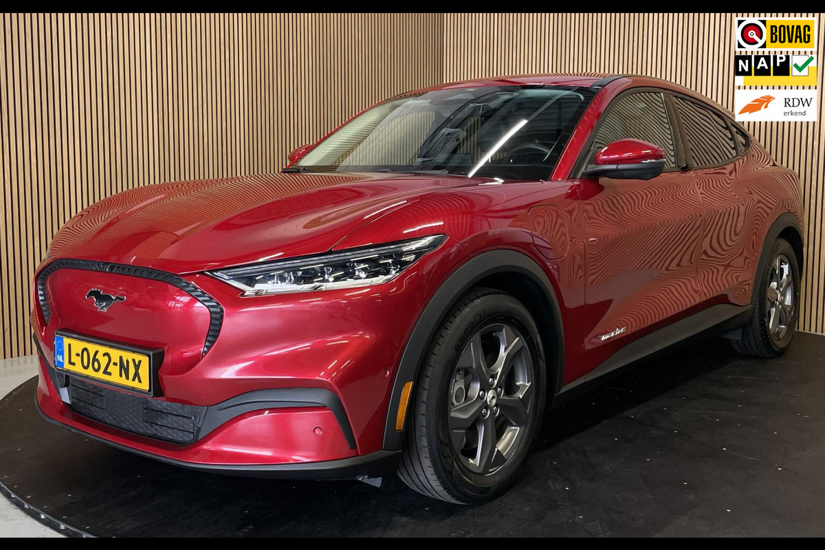 Ford Mustang Mach-E RWD 75 kWh|93,5% SOH|AFN. TREKHAAK|LEDER|ACC|B&O AUDIO|360 CAMERA|CARPLAY|STOEL-, STUURVERW.|NL-AUTO|1e EIG.|