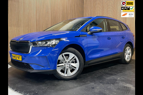 Škoda ENYAQ iV 60|1/2 LEDER|APPLE CARPLAY|ANDROID AUTO|NAVIGATIE|CLIMATE, CRUISE CONTROL|NL-AUTO|NAP|1e EIG|INCL. BTW|