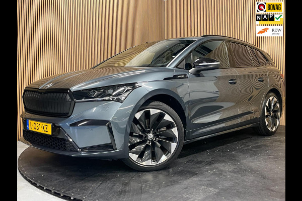 Škoda ENYAQ iV 60 SPORTLINE|SOH 91%|KUIPSTOEL|CARPLAY|CAMERA|ACC|STUURVERW.|INCL.BTW|NL-AUTO|1e EIG.|NAP|