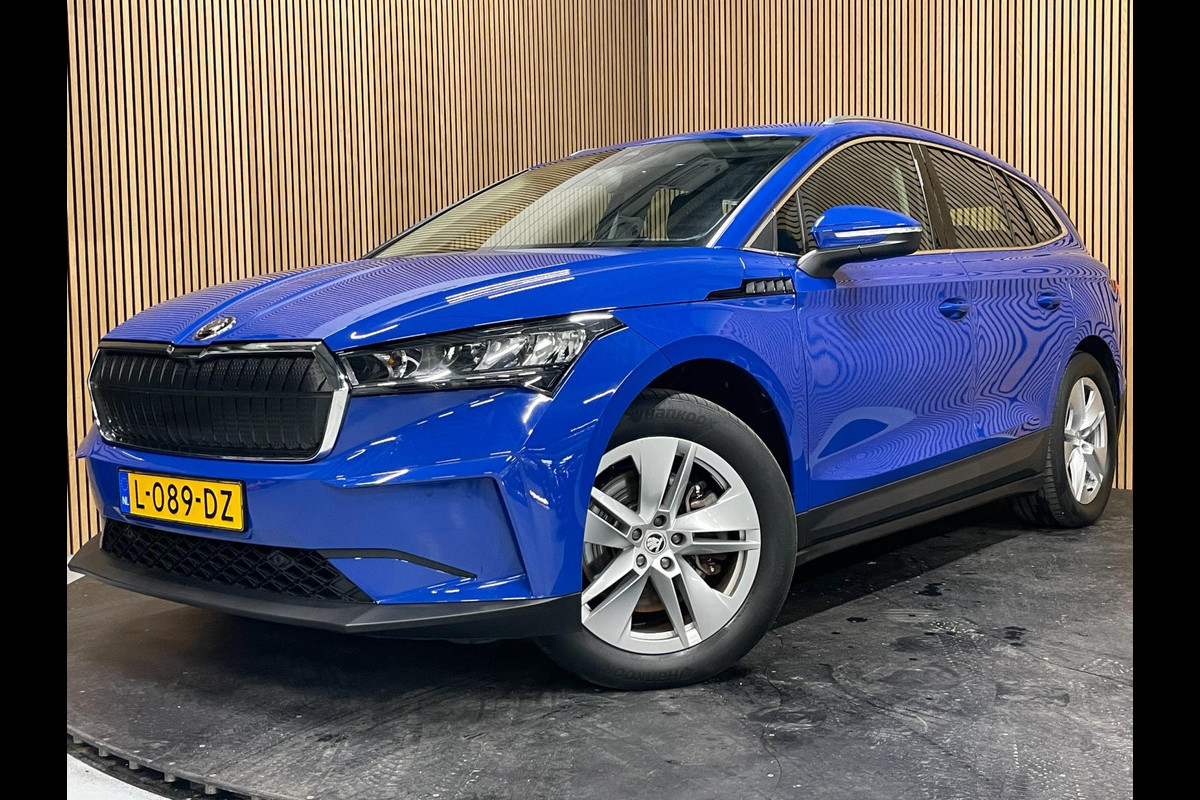 Škoda ENYAQ iV 80|GROTE ACCU|93%SOH|PANO|LEDER|ANDROID/APPLE CARPLAY|CAMERA|NAVI|STOEL+STUURVERWARMING|NL-AUTO|NAP|1e EIG|IN.BTW|