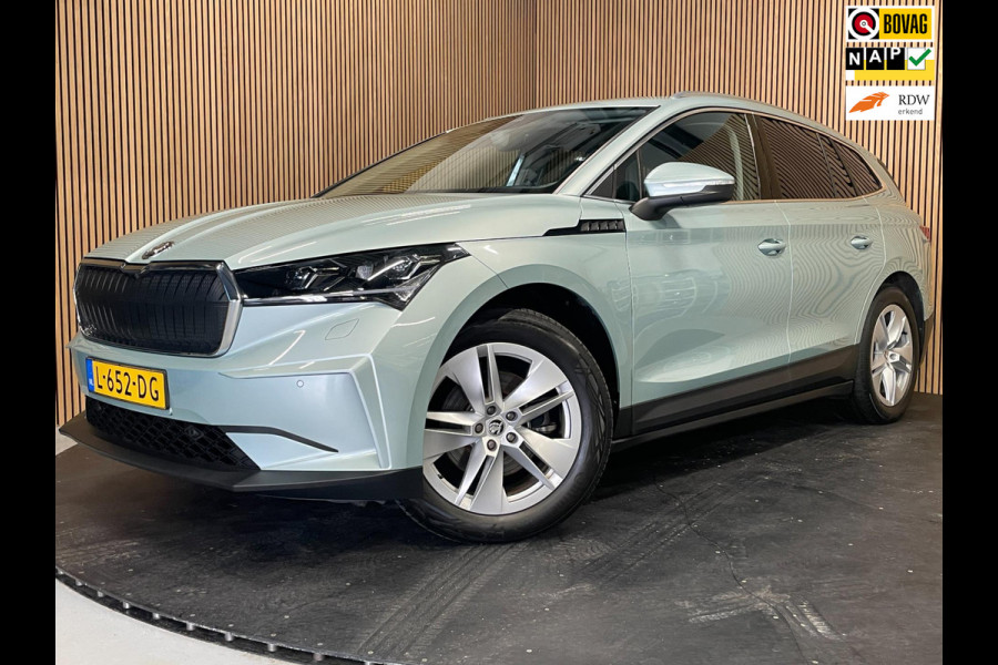 Škoda ENYAQ iV 60|TREKH|HEAD-UP|ELEK. INTER.+A-KLEP|STUURVERW|ACC|APPLE CARPLAY/ANDROID|CAMERA|NAVI|NAP|NL-AUTO|INCL. BTW|1e EIG|