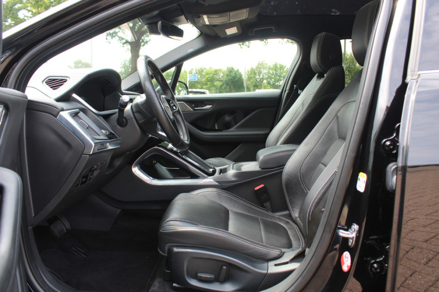 Jaguar I-PACE EV400 HSE 90 kWh / Panoramadak / Camera / Luchtvering / Keyless / 20'' / Meridian / Leder / Navigatie / Stoelverwarming / Stuurverwarming / DAB / Dodehoek / ACC