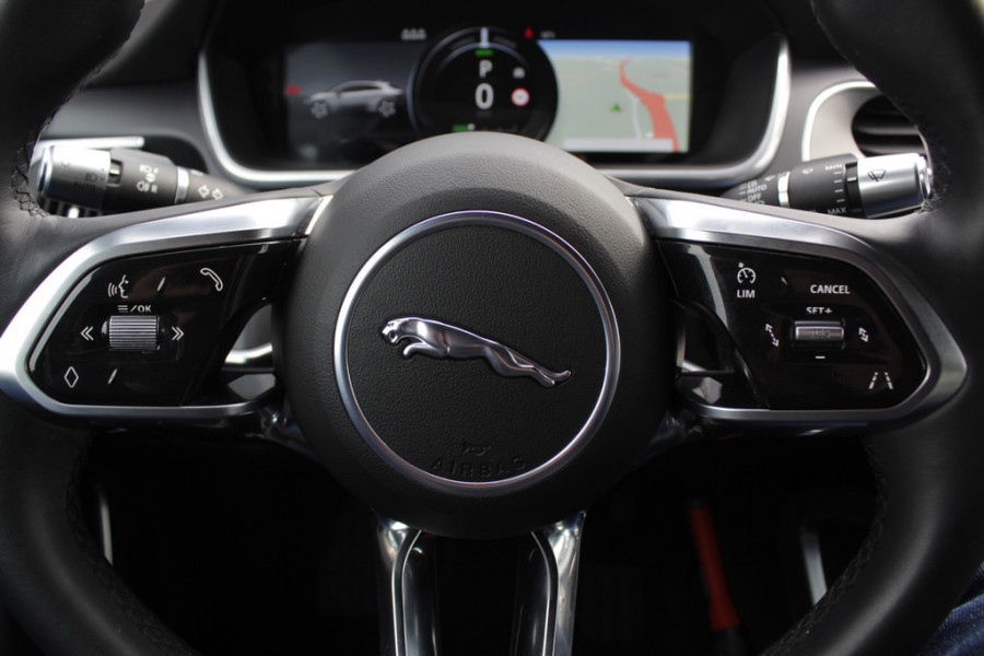 Jaguar I-PACE EV400 HSE 90 kWh / Panoramadak / Camera / Luchtvering / Keyless / 20'' / Meridian / Leder / Navigatie / Stoelverwarming / Stuurverwarming / DAB / Dodehoek / ACC