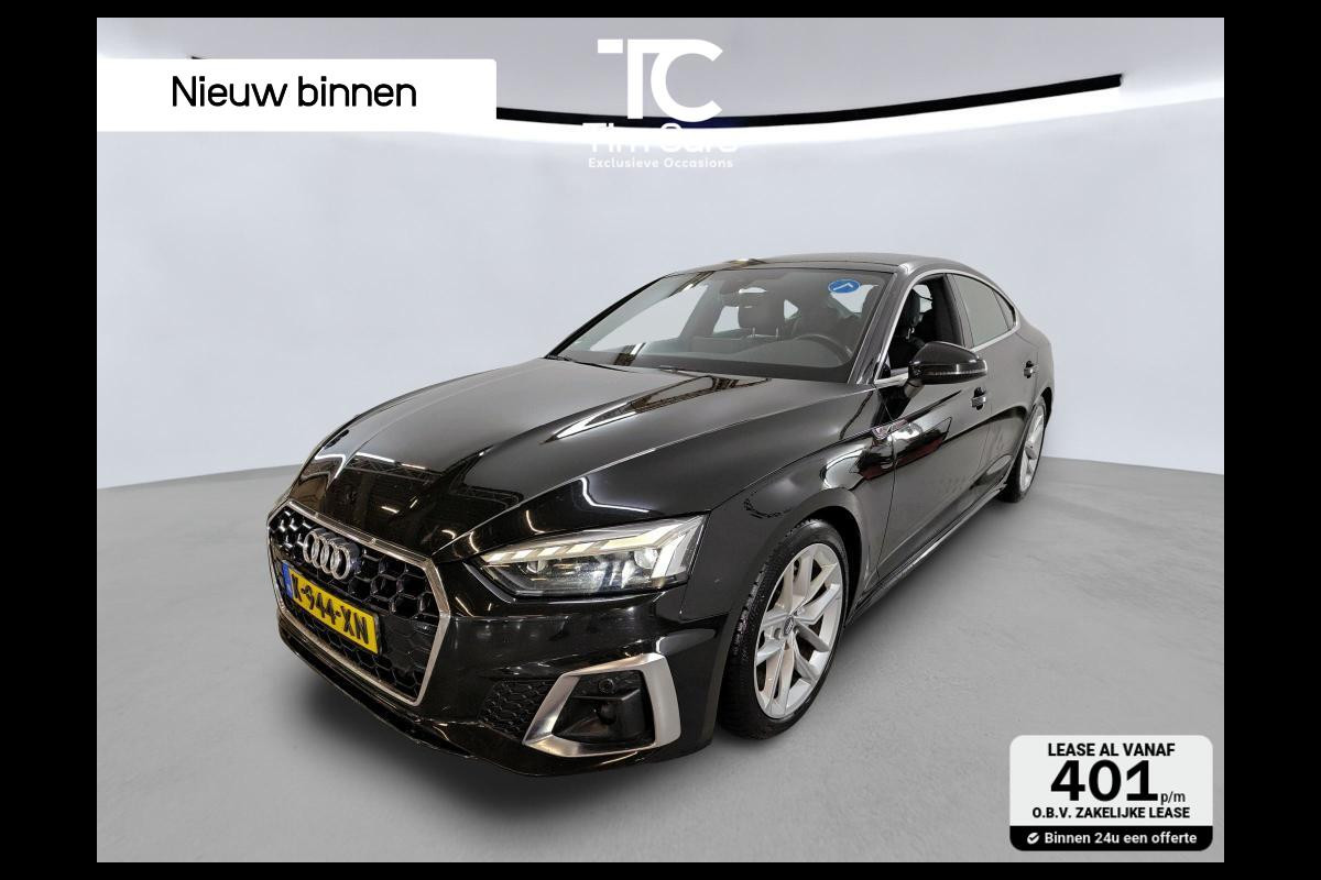 Audi A5 Sportback 40 TFSI S edition Automaat | Trekhaak uitklapbaar | LED verlichting | Climate & cruise control | Achteruitrijcamera |