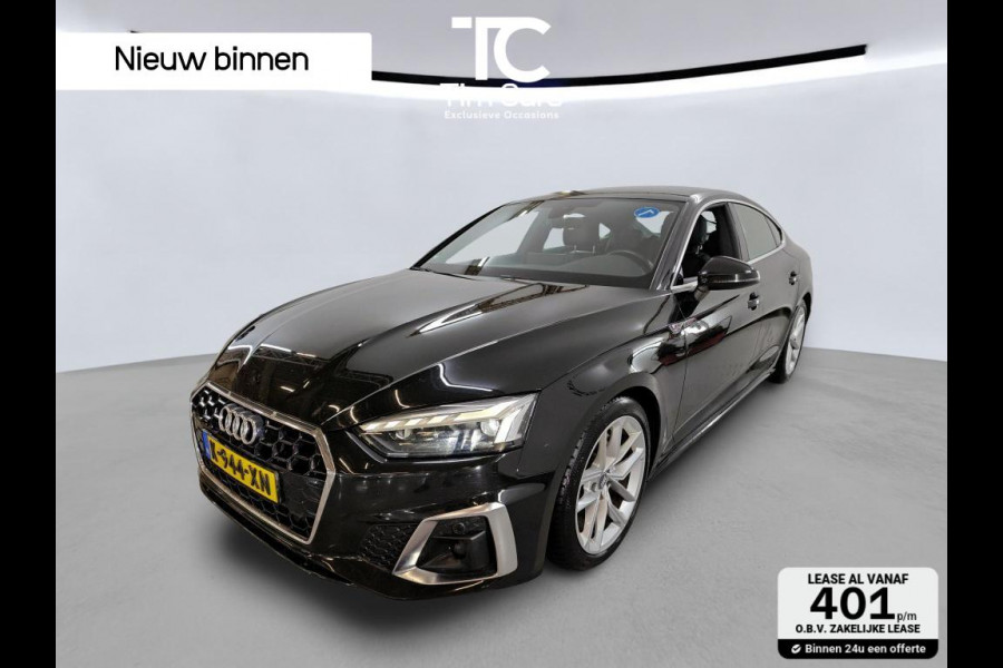 Audi A5 Sportback 40 TFSI S edition Automaat | Trekhaak uitklapbaar | LED verlichting | Climate & cruise control | Achteruitrijcamera |