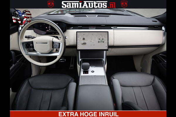 Land Rover Range Rover P550e | NIGHT | GARANTIE TOT 14-03-2029 | HEAD-UP | ACHTERAS BESTURING | SOFT CLOSE | PHEV | 23 INCH VELGEN | PANORAMADAK | STUURVERWARMING | STOEL KOELING | Fabrieksgarantie tot 14-03-2029 – Geniet van gemoedsrust met uitgebreide dekking tot deze datum. GZK-71-D
