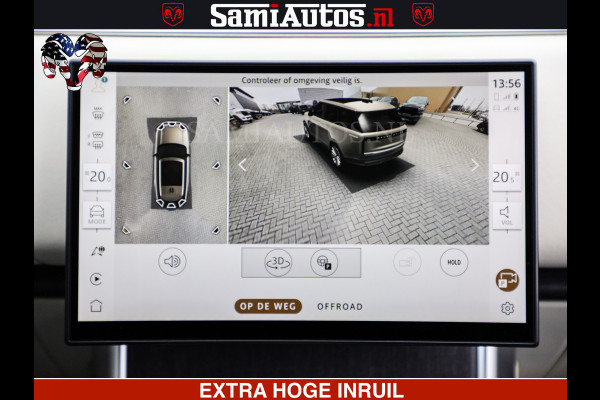 Land Rover Range Rover P550e | NIGHT | GARANTIE TOT 14-03-2029 | HEAD-UP | ACHTERAS BESTURING | SOFT CLOSE | PHEV | 23 INCH VELGEN | PANORAMADAK | STUURVERWARMING | STOEL KOELING | Fabrieksgarantie tot 14-03-2029 – Geniet van gemoedsrust met uitgebreide dekking tot deze datum. GZK-71-D