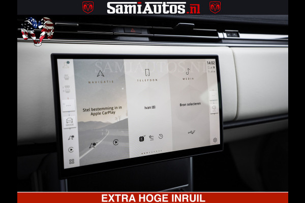 Land Rover Range Rover P550e | NIGHT | GARANTIE TOT 14-03-2029 | HEAD-UP | ACHTERAS BESTURING | SOFT CLOSE | PHEV | 23 INCH VELGEN | PANORAMADAK | STUURVERWARMING | STOEL KOELING | Fabrieksgarantie tot 14-03-2029 – Geniet van gemoedsrust met uitgebreide dekking tot deze datum. GZK-71-D