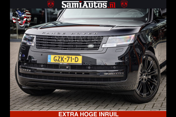 Land Rover Range Rover P550e | NIGHT | GARANTIE TOT 14-03-2029 | HEAD-UP | ACHTERAS BESTURING | SOFT CLOSE | PHEV | 23 INCH VELGEN | PANORAMADAK | STUURVERWARMING | STOEL KOELING | Fabrieksgarantie tot 14-03-2029 – Geniet van gemoedsrust met uitgebreide dekking tot deze datum. GZK-71-D